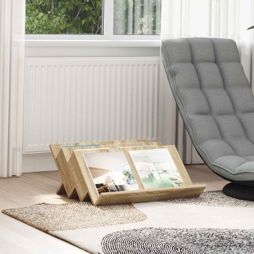 vidaXL Ράφι Περιοδικών με ράφι Δρύς Sonoma 65x53x28,5 εκ 1 τεμ.
