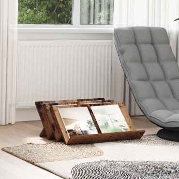 vidaXL Ράφι Περιοδικών Παλιό ξύλο 65x53x28,5cm Επεξεργασμένο Ξύλο 1 τεμ.