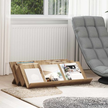 vidaXL Ράφι Περιοδικών με ράφι Artisan Oak 90x53x28,5 εκ 1 τεμ.