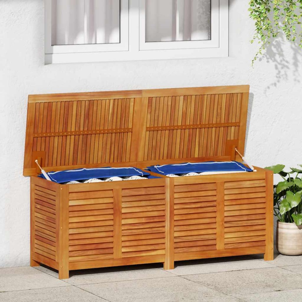 vidaXL Μπαούλο Αποθήκευσης Κήπου 150x50x56cm από Μασίφ Ξύλο Ακακίας 1 τεμ. vidaXL Μπαούλο Αποθήκευσης Κήπου 150x50x56cm από Μασίφ Ξύλο Ακακίας 1 τεμ.