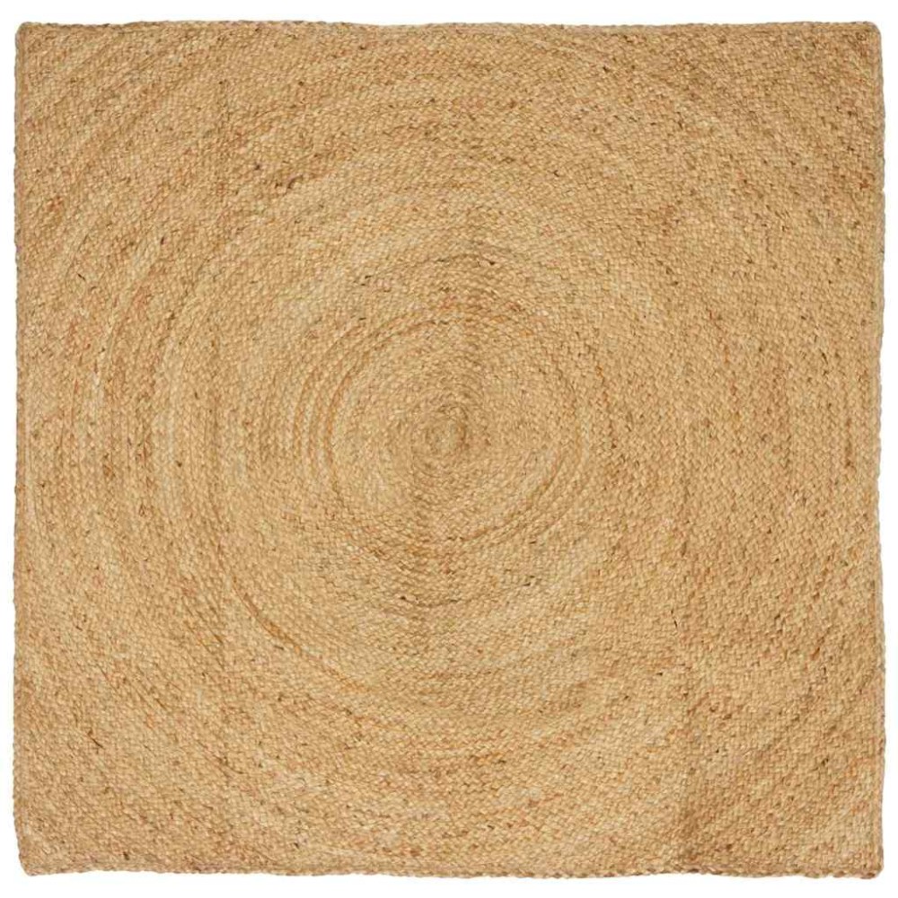 vidaXL Χαλιά χώρου Φυσικό 120x120cm Γιούτα