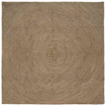 vidaXL Χαλιά χώρου Γκρι 240x240cm Γιούτα