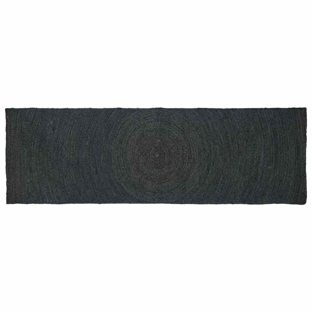 vidaXL Χαλιά χώρου Σκούρο Γκρι 80x300cm Γιούτα
