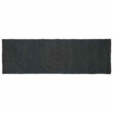 vidaXL Χαλιά χώρου Σκούρο Γκρι 80x300cm Γιούτα