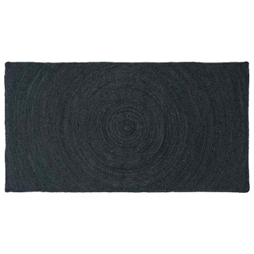 vidaXL Χαλιά χώρου Σκούρο Γκρι 100x200cm Γιούτα