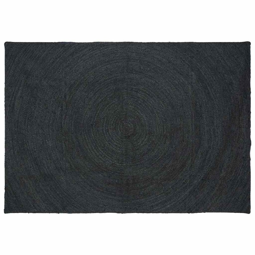 vidaXL Χαλιά χώρου Σκούρο Γκρι 160x230cm Γιούτα