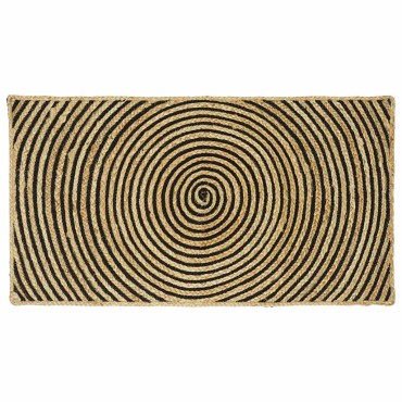 vidaXL Χαλιά χώρου Μαύρο 60x110cm Γιούτα
