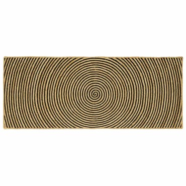 vidaXL Χαλιά χώρου Μαύρο 80x200cm Γιούτα