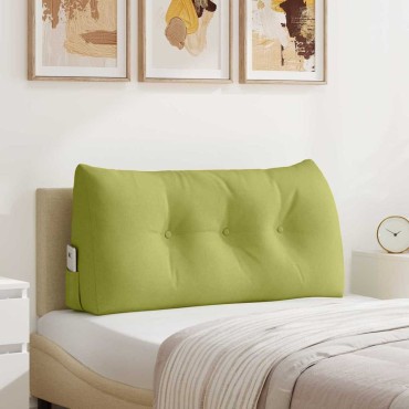 vidaXL Μαξιλάρι Πλάτης Ανοιχτό Πράσινο 100 x 24 x 50 εκ ύφασμα