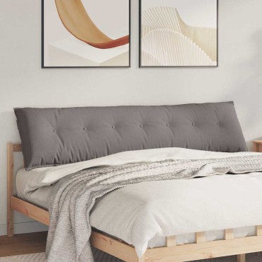 vidaXL Μαξιλάρι Πλάτης Taupe 200 x 19 x 50 εκ ύφασμα