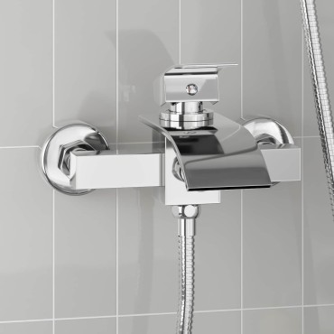 vidaXL Μίξερ ντους Με επίστρωση χρωμίου G 1 / 2 ίντσες