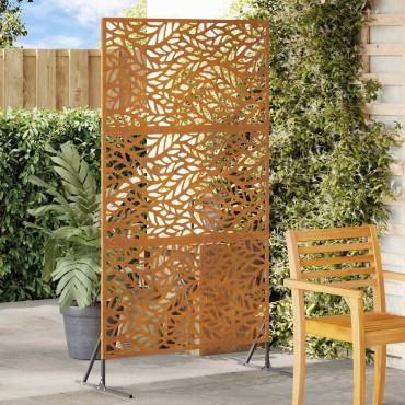 vidaXL Οθόνη Ιδιωτικότητας 100x50x180cm Σκ rusty