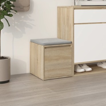vidaXL Κουτί με Συρτάρι Sonoma Δρυς 40,5x40x40cm Επεξεργασμένο Ξύλο