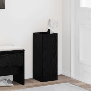 vidaXL Σχέδιο & βάση αποθήκευσης Μαύρη Οξυά 25 x 24,5 x 64 εκ.