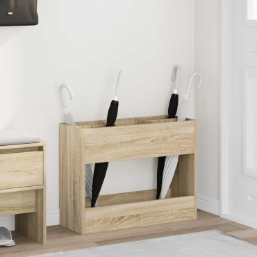 vidaXL Σχέδιο & βάση αποθήκευσης Δρύς Sonoma 65 x 24 x 50 εκ