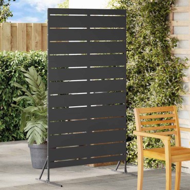 vidaXL Οθόνη Ιδιωτικότητας 100x50x180cm Ατσάλι Μαύρο