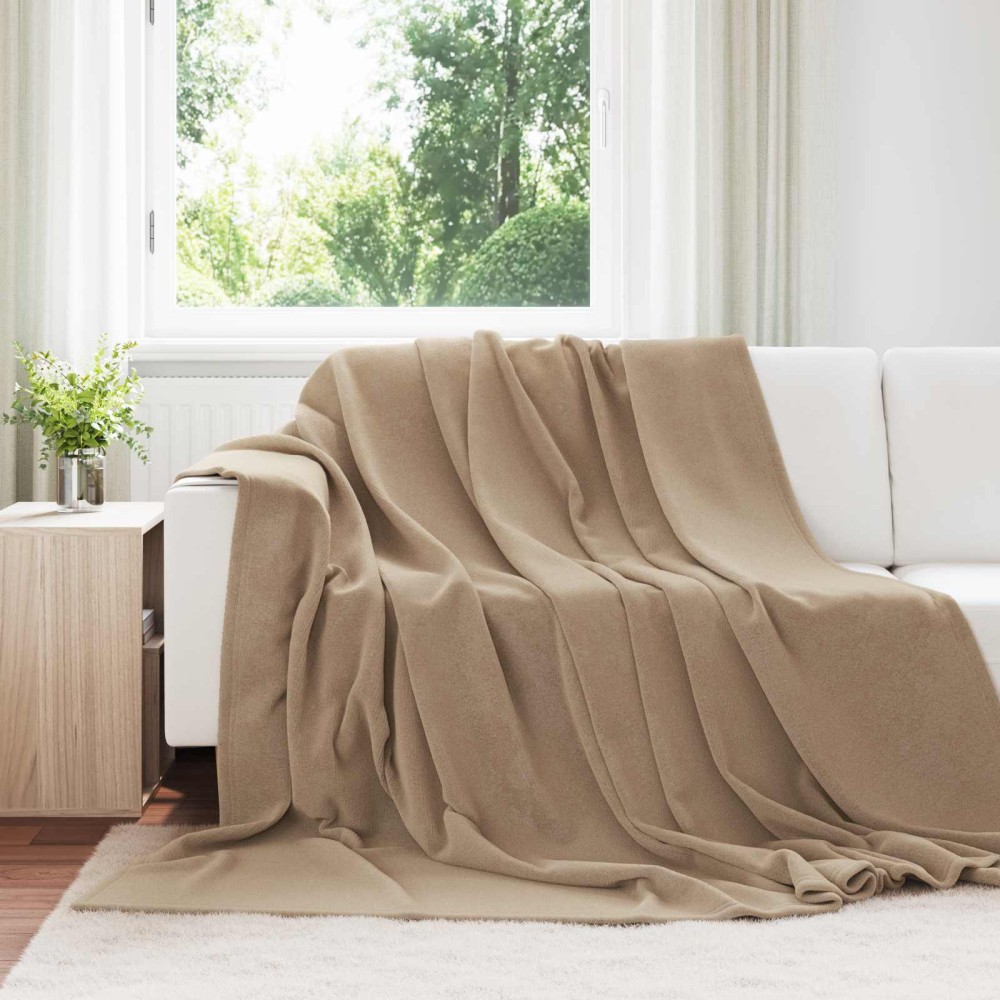 vidaXL Ριχτάρια 6 τμχ. Καμηλοπάρδαλη 220 x 240 cm 8.24 kg Μαλλί