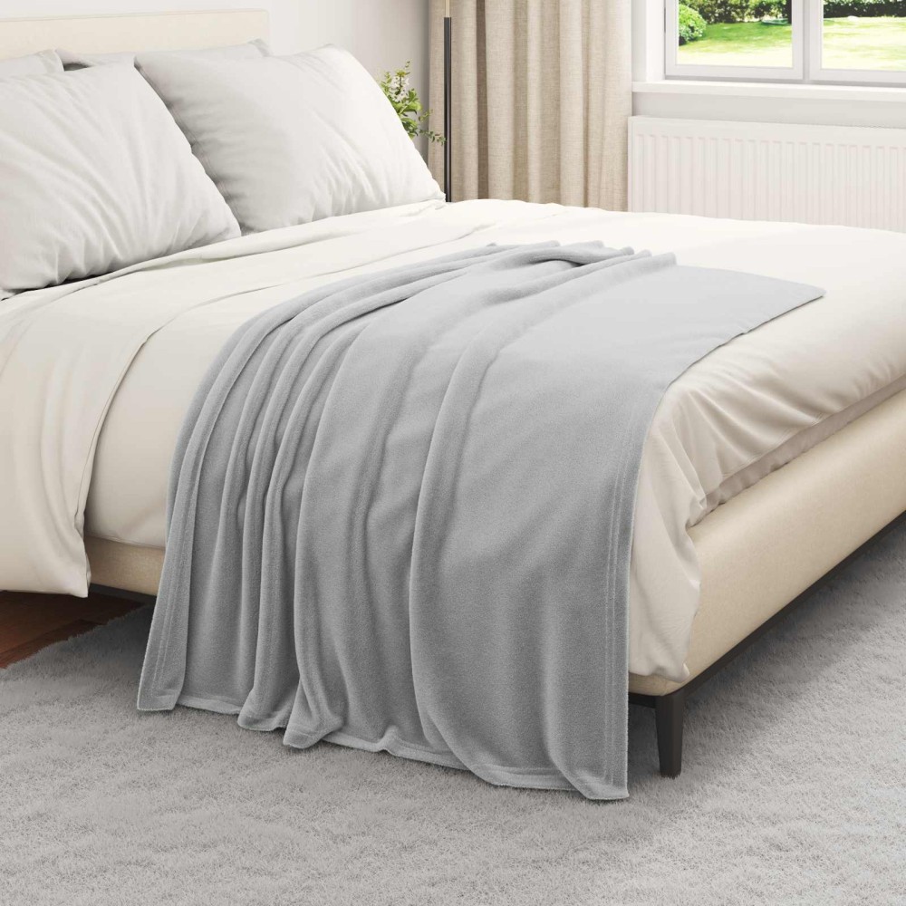 vidaXL Ριχτάρια 6 τμχ. Γκρι 130 x 150 cm 3.04 kg Μαλλί