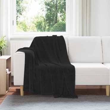 vidaXL Ριχτάρια 6 τμχ. Μαύρο 130 x 150 cm 3.04 Μαλλί