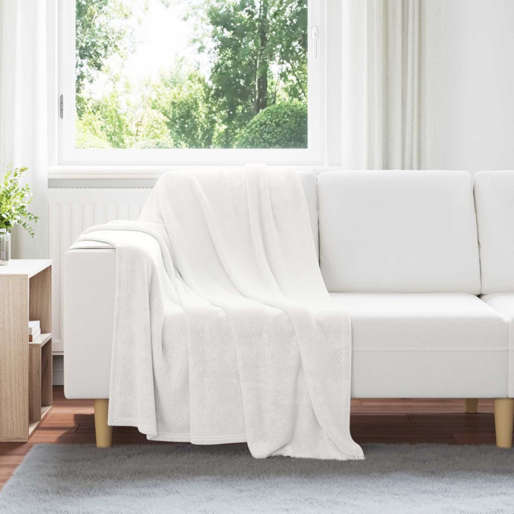 vidaXL Ριχτάρια 6 τμχ. Λευκό 130 x 150 cm 3.04 Μαλλί