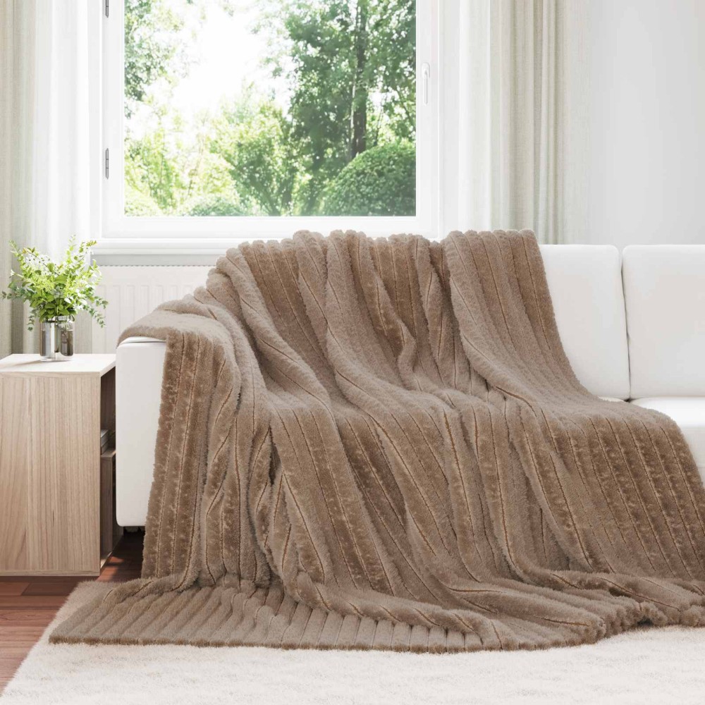 vidaXL Ριχτάρια 6 τμχ. Καμηλοπάρδαλη 270 x 240 cm 10.34 Μαλλί