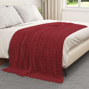 vidaXL Ριχτάρια 6 τμχ. Βεραμάν Κόκκινο 200 x 150 cm 4.5 Μαλλί