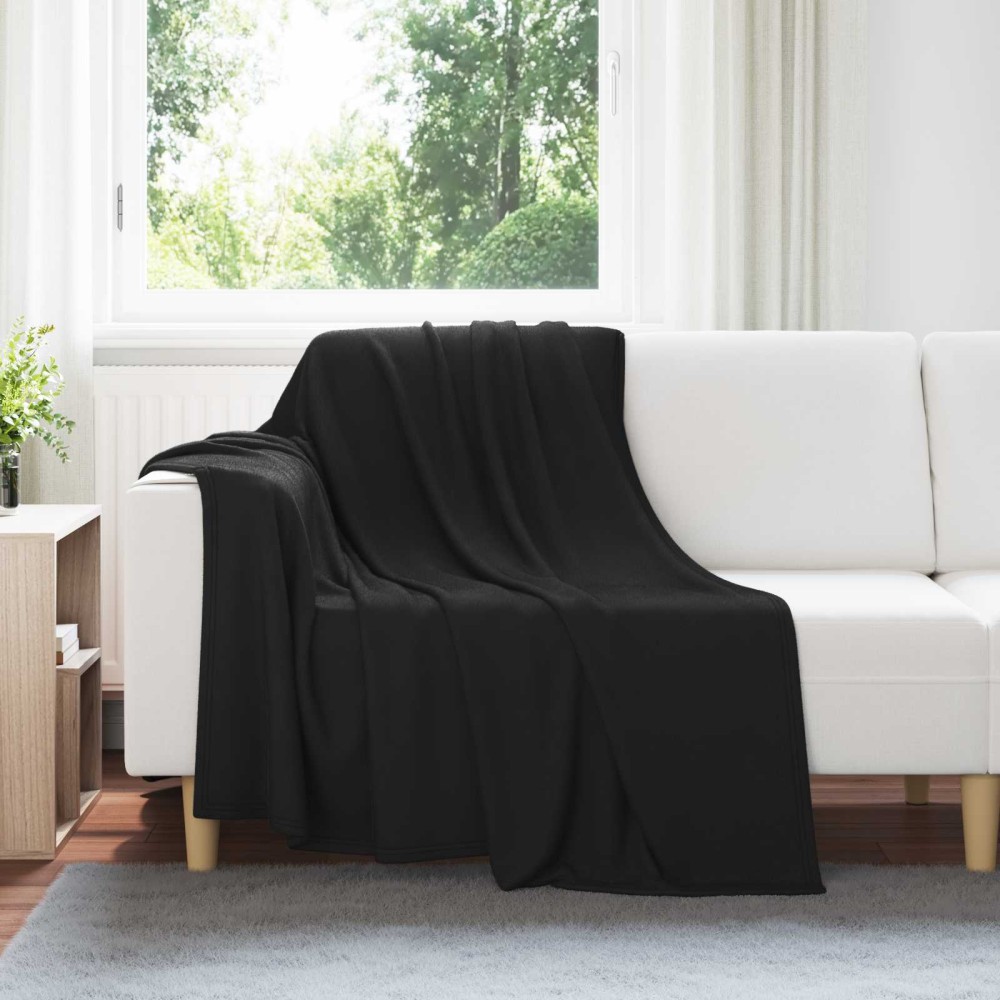 vidaXL Ριχτάρια 6 τμχ. Μαύρο 200 x 150 cm 2.61 Μαλλί