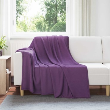 vidaXL Ριχτάρια 6 τμχ. Μοβ 200 x 150 cm 2.61 Μαλλί