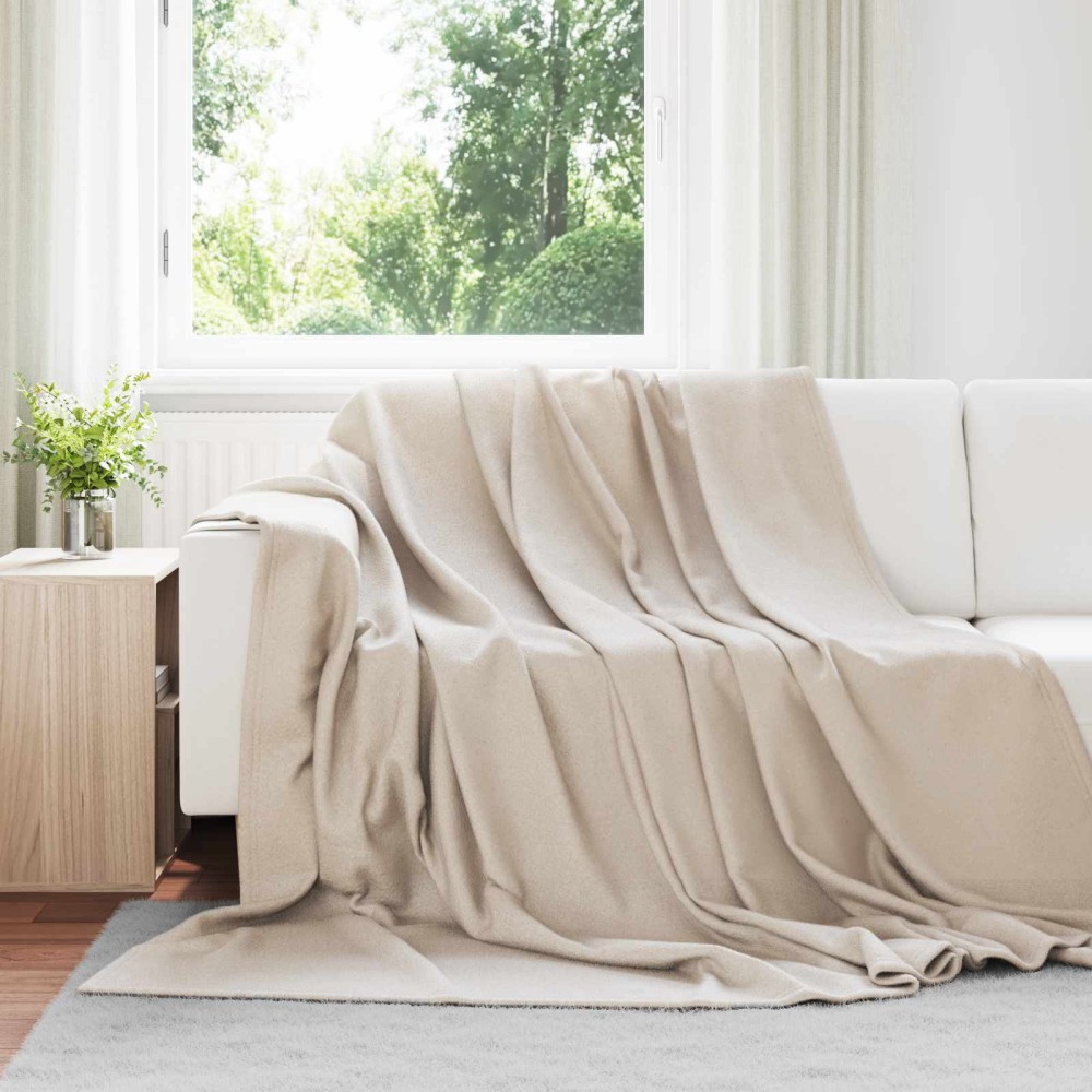 vidaXL Ριχτάρια 24 τμχ. Μπεζ 270 x 240 cm 21.77 Μαλλί