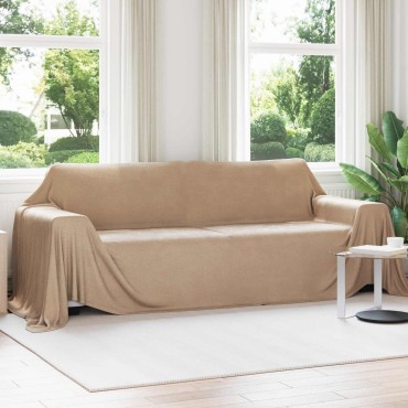 vidaXL Ριχτάρια 6 τμχ. Καμηλοπάρδαλη 350 x 270 εκ. 8.09 Μαλλί