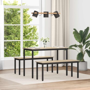 vidaXL παγκάκι Σονόμα 110x35x45cm Επεξεργασμένο Ξύλο