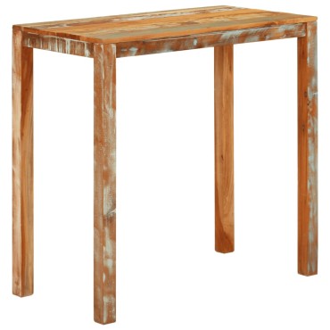 vidaXL Τραπέζι Μπαρ 112x55x108cm από Μασίφ Ανακυκλωμένο Ξύλο 1 τεμ.