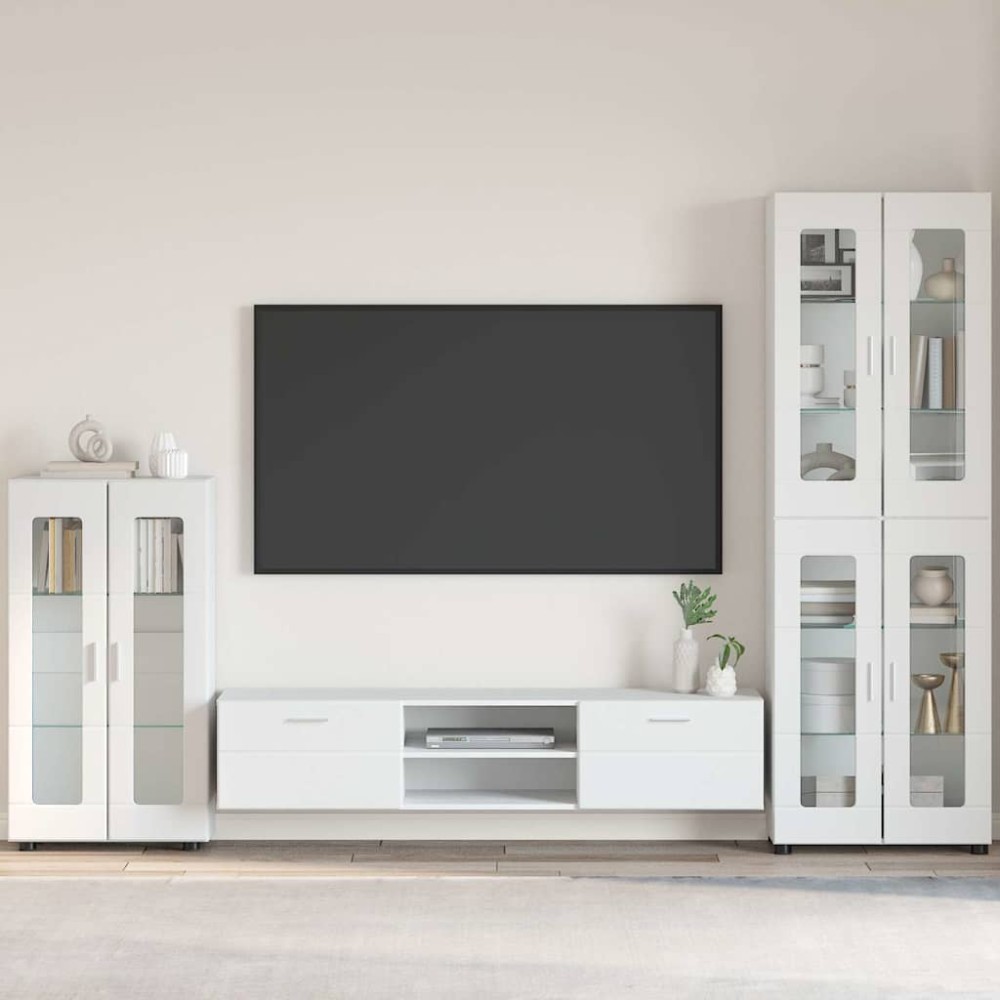 vidaXL Πλαϊνό γραφείο FLORIN 55,5x29x100cm Λευκό