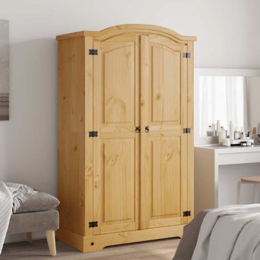 vidaXL Ντουλάπα Δίφυλλη Μεξικάνικο Στιλ Corona 101x52x170cm 1 τεμ.