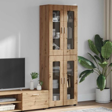 vidaXL Highboard FLORIN 60x35x182cm Artisan Oak