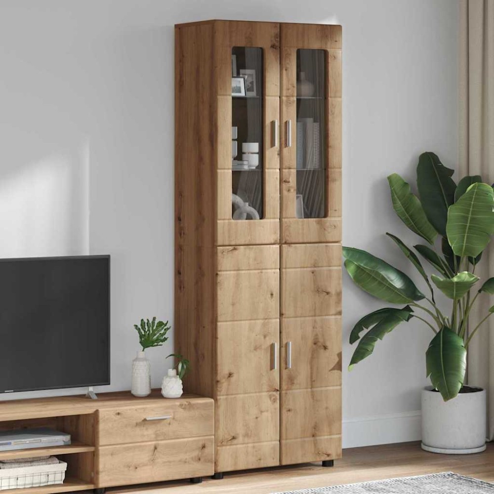 vidaXL Highboard FLORIN 60x35x182cm Artisan Oak