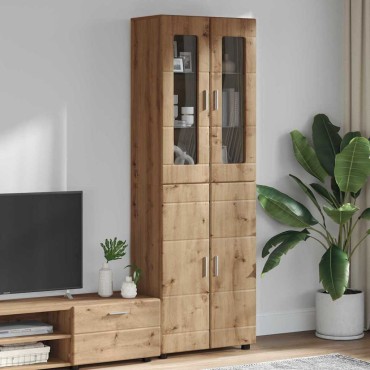 vidaXL Highboard FLORIN 60x35x182cm Artisan Oak