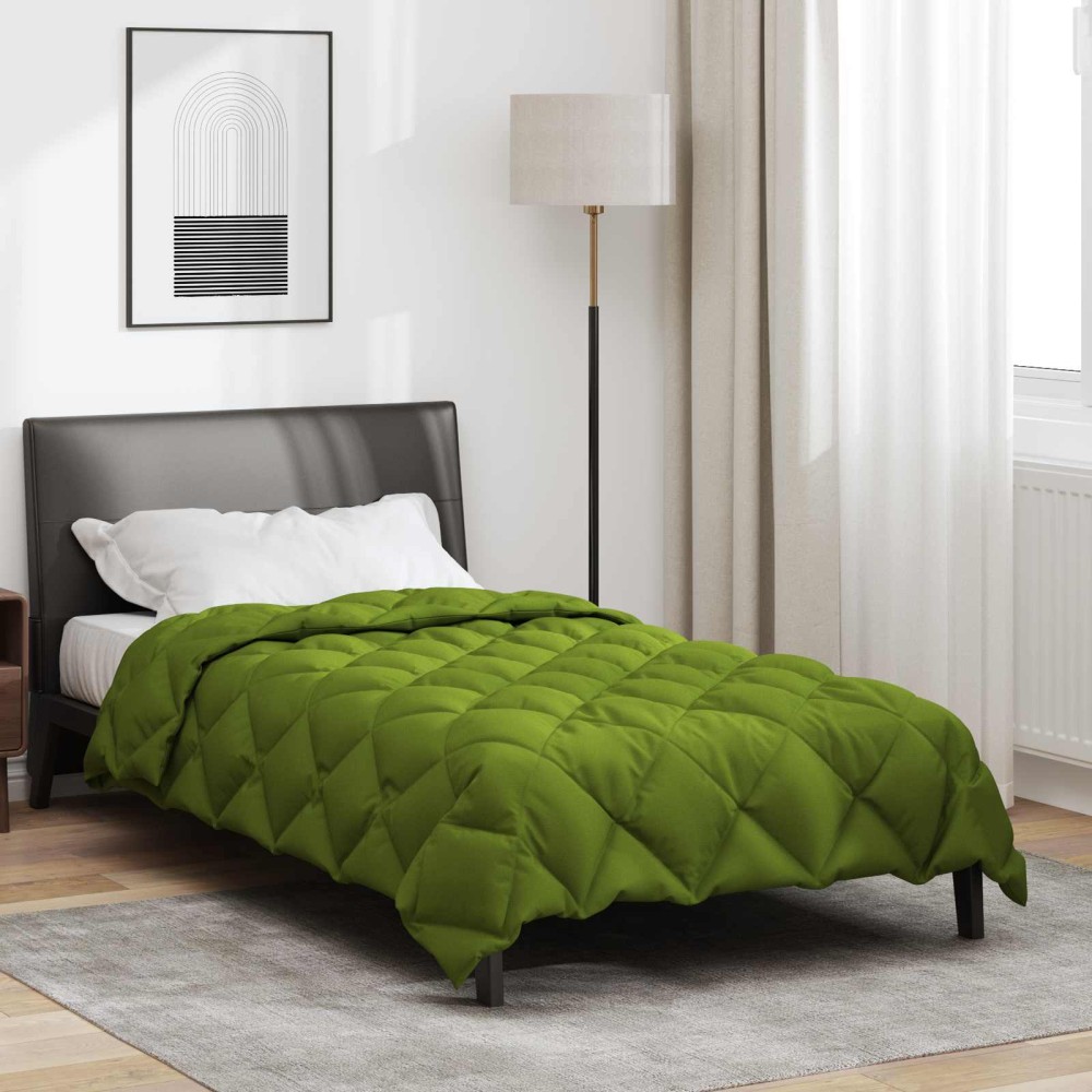 vidaXL Χειμερινό Παπλωματοθήκη 135 x 200 cm 450 gsm Πράσινο
