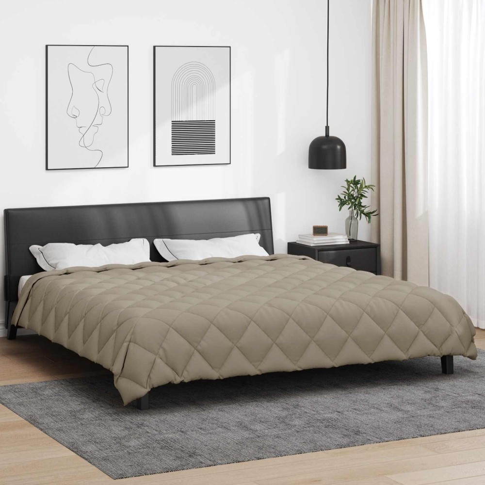 vidaXL Χειμερινό Παπλωματοθήκη 220 x 240 cm 450 gsm Ανοιχτό γκρι