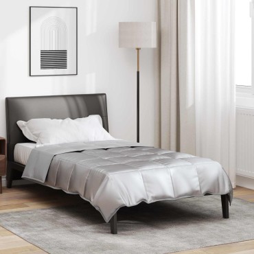 vidaXL Κουβέρτα ολόκληρου του χρόνου 155 x 220 cm 300 gsm Ασημί