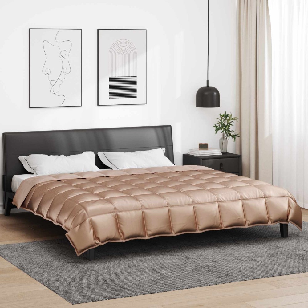 vidaXL Χειμερινό Παπλωματοθήκη 200 x 220 cm 450 gsm Χρυσό