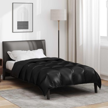 vidaXL Χειμερινό Παπλωματοθήκη 155 x 200 εκ. 450 gsm Μαύρο