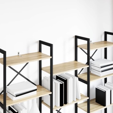 vidaXL Βραχίονας κατά της ανατροπής Μονόχρωμο 12 pcs Ασημί Σίδερο