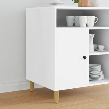 vidaXL Πόδια Επίπλων 2 τμχ. Καφέ Ø 44 x 100 mm Στερεό Ξύλο Ευκαλύπτου