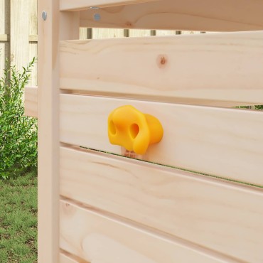 vidaXL Βάσεις αναρρίχησης 12 τμχ. Κίτρινο 100 x 67 x 43 mm PP