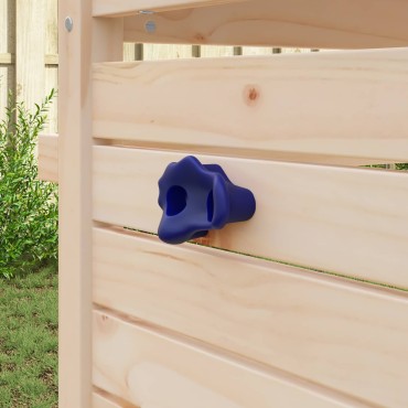 vidaXL Βάσεις αναρρίχησης 12 τμχ. Μπλε 100 x 67 x 43 mm PP
