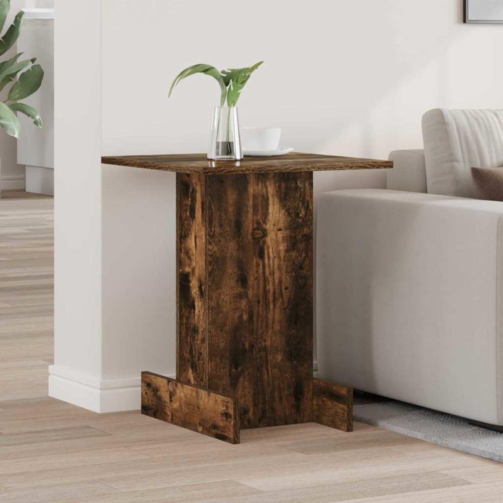 vidaXL End Table Καπνιστό Δρύς 44,5x45x55cm Επεξεργασμένο Ξύλο
