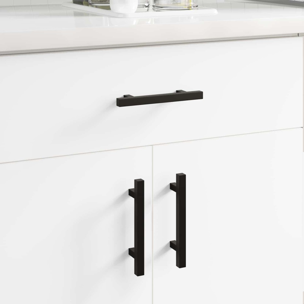 vidaXL Χειριστήριο Ντουλάπας 12 τμχ. Μαύρο 150 x 12,3 x 35,2 χιλ