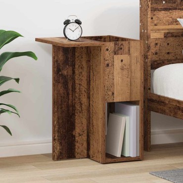 vidaXL End Table Παλιό ξύλο 35x40x55cm Επεξεργασμένο Ξύλο