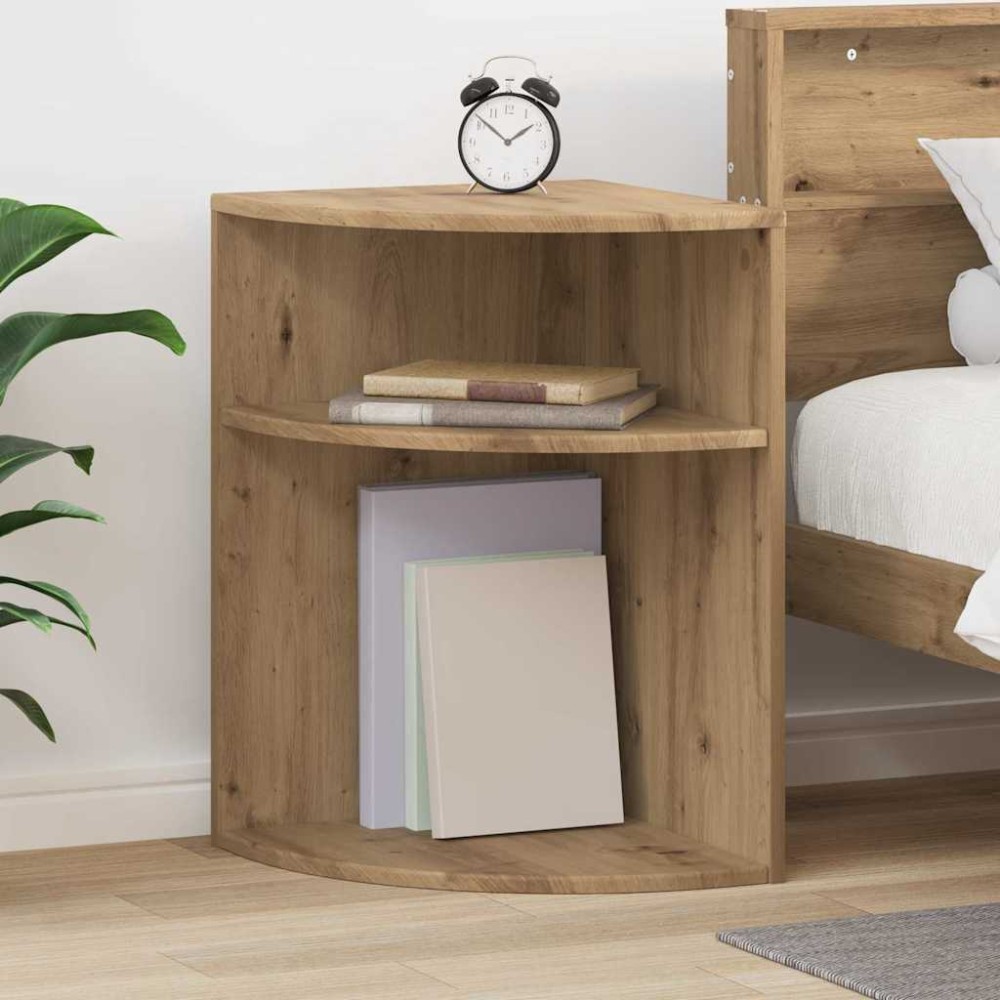 vidaXL End Table 39,5x39,5x60cm Επεξεργασμένο Ξύλο Artisan Oak